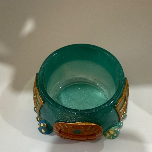 Unique Resin Whimsical Mushroom House Jar - Picture 7 of 10